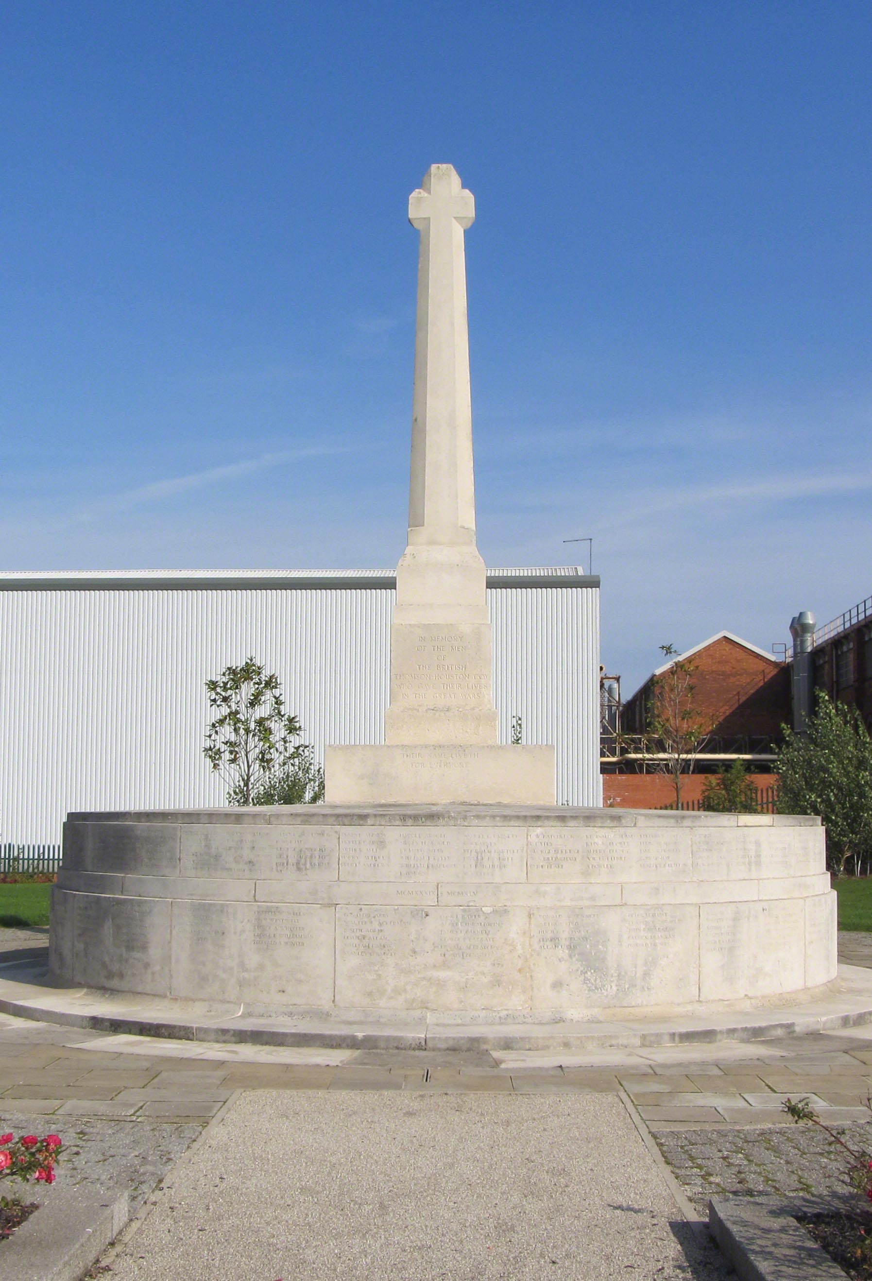 British Thomson-Houston Co war memorial